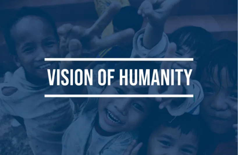Vision of Humanity website designed by WP Creative