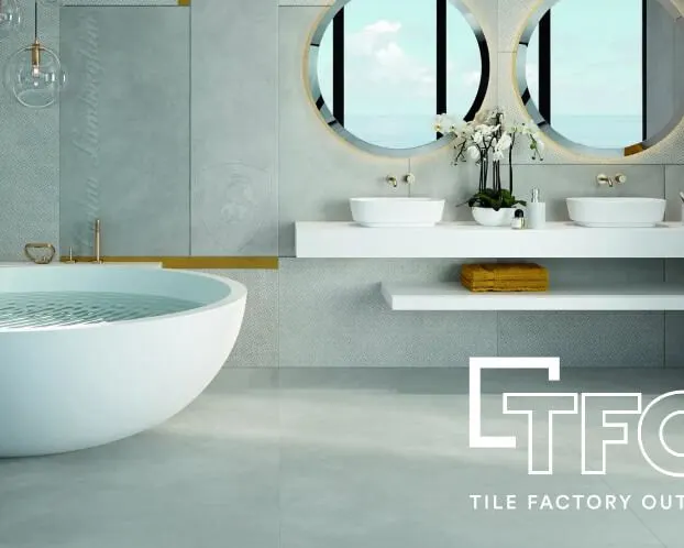 Tile Factory Outlet bathroom display