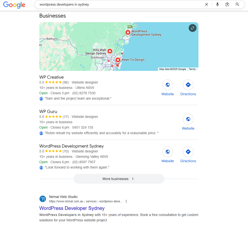 Local Businesses