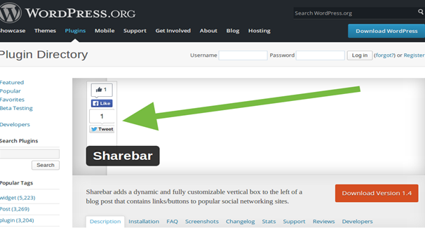 Sharebar