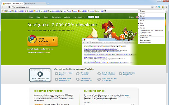 SEO quake