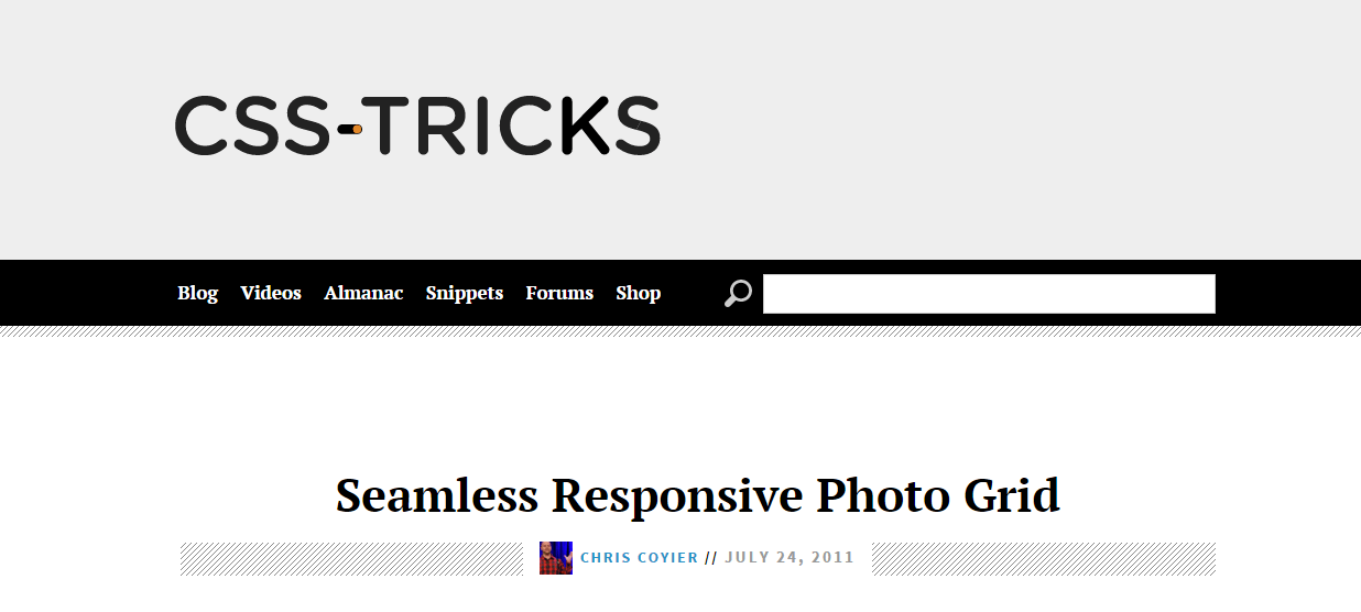 Seamless Responsive Photo Grid