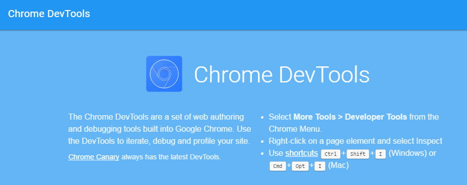 Chrome DevTools