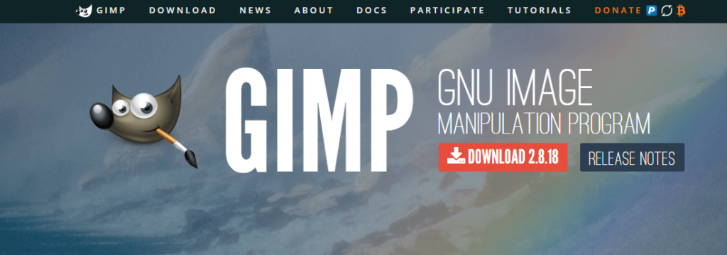 Open source tool GIMP