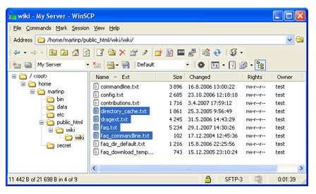 Open source tool Winscp