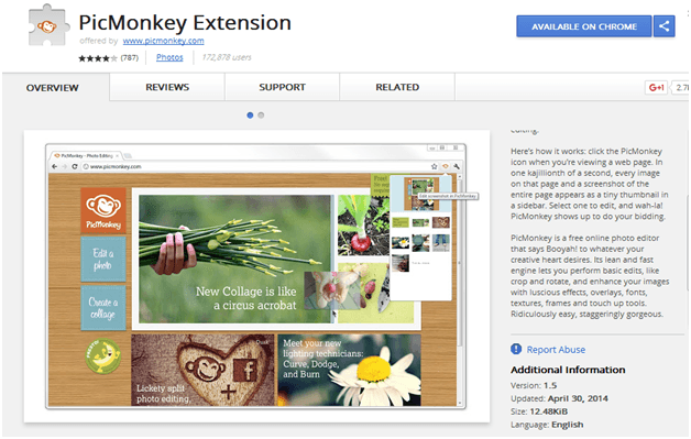 pic monkey chrome extension