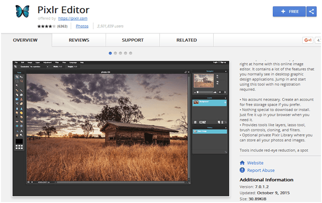 pixlr editor