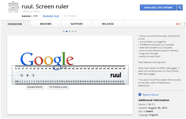 screen ruler