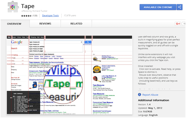 tape chrome extension