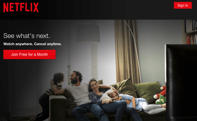 netflix cta