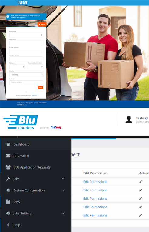 Blu Couriers by FastWay