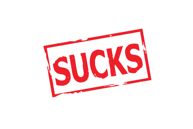 sucks