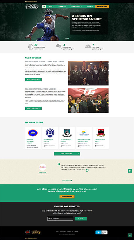 League of Legends – High School