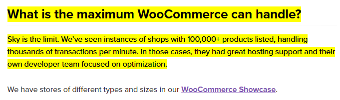 maximum WooCommerce Handle