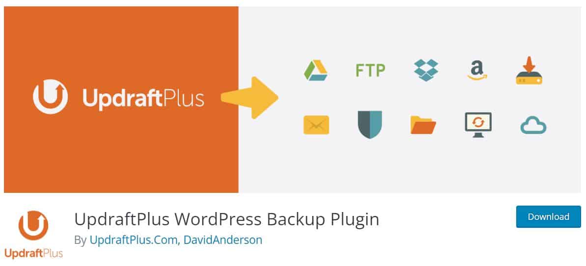 WordPress Backup Plugin UpdraftPlus