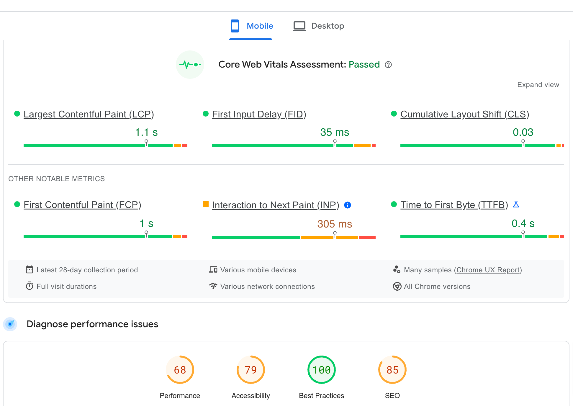 Speed testing tools