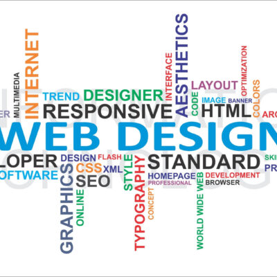 Word cloud - web design