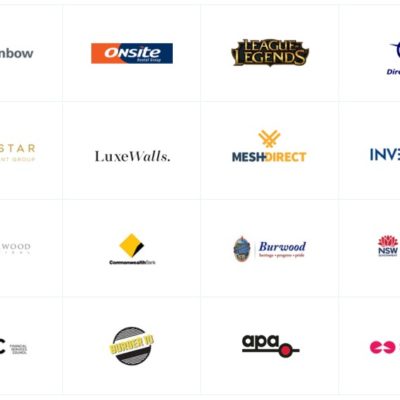 Some logos of Sydney's popular brands